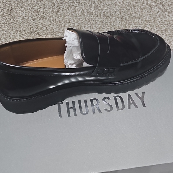 Thursday Penny Black Loafer - Picture 3 of 6